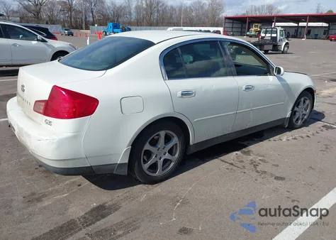 2004 Infiniti G35 from USA, damaged, VIN JNKCV51E04M109058